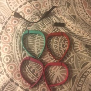 New and unused Fitbit Flex w/ various bands